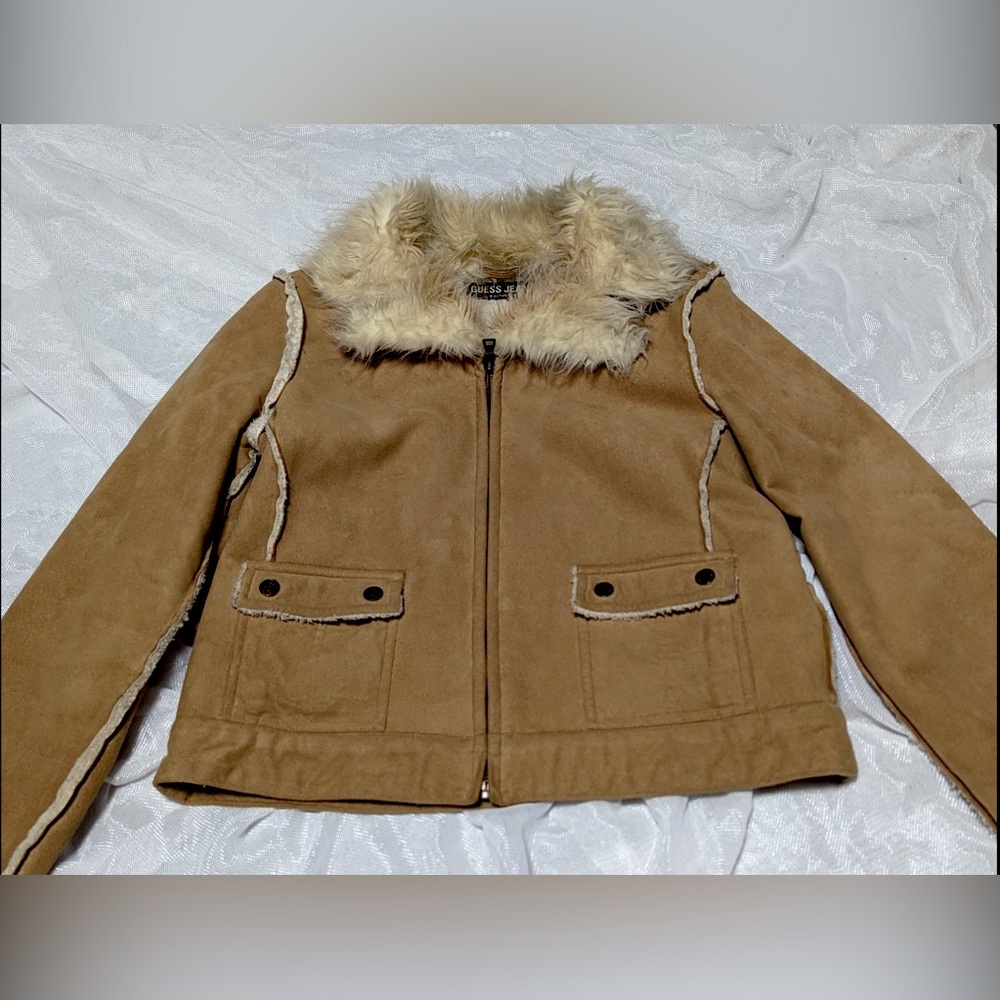 Vintage Guess Suede Jacket Size Small/Medium